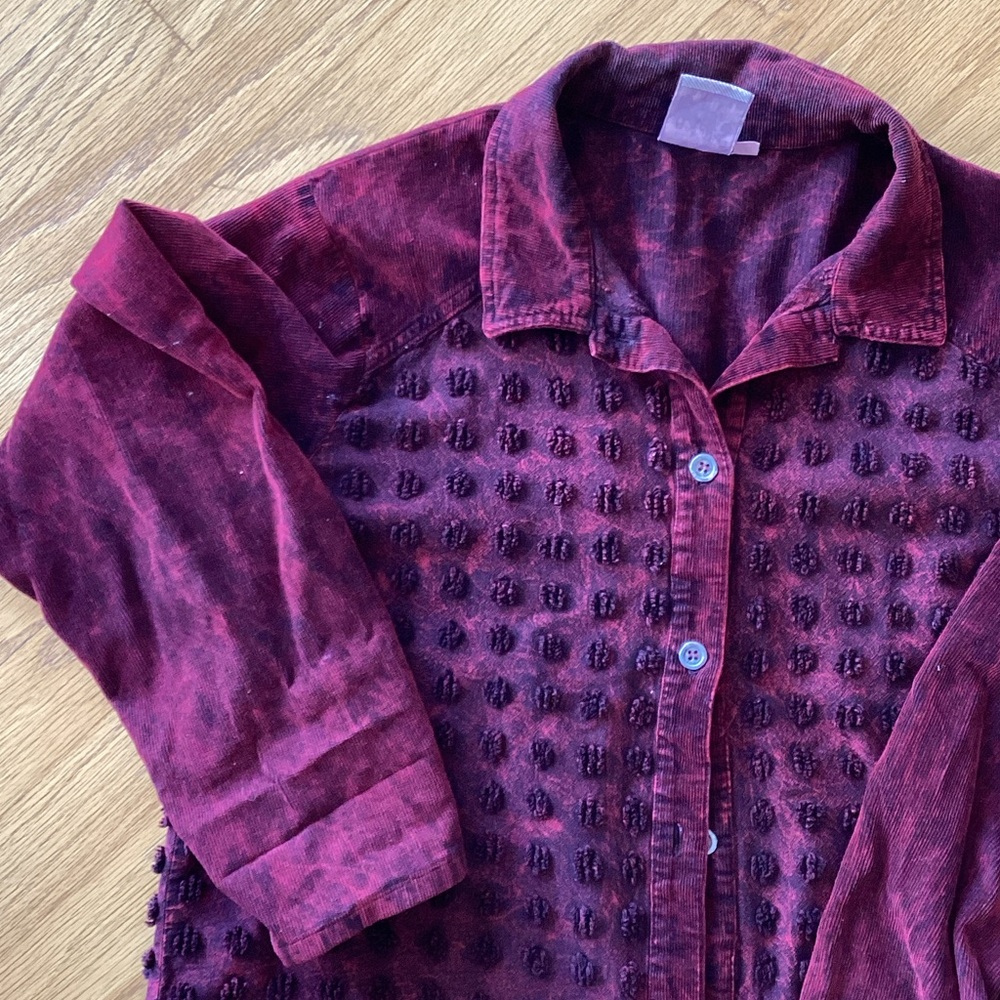 Burgundy Women's Dress Set - Picture 2 of 5